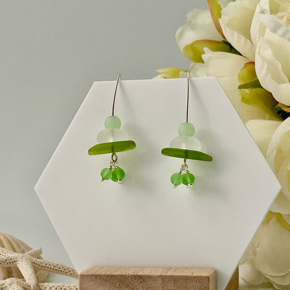 Kai Serenity Drop Seaglass Earrings